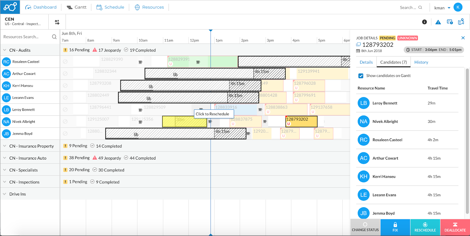 Workforce Scheduling